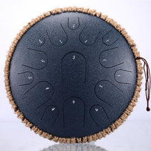 Load image into Gallery viewer, NEW Steel Tongue Drum 13 inch 15 tone Drum Handheld Tank Drum Percussion Instrument Yoga Meditation Beginner Music Lovers Gift
