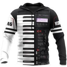 Load image into Gallery viewer, PLstar Cosmos Piano 3D Hoodies/sweatshirts Men Women Hooded winter Autumn Long streetwear Pullover Musical instrument Style-2
