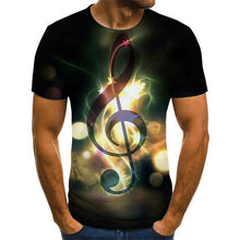 Load image into Gallery viewer, 2020 summer music and art instruments 3D printed fashion t-shirt unisex hip-hop style t-shirt street casual summer
