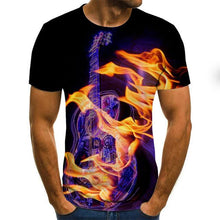 Load image into Gallery viewer, 2020 summer music and art instruments 3D printed fashion t-shirt unisex hip-hop style t-shirt street casual summer
