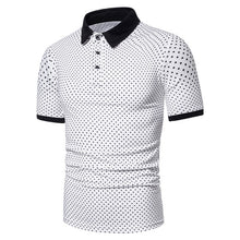 Load image into Gallery viewer, Men Polo Men Shirt Short Sleeve Polo Shirt Contrast Color Polo New Clothing Summer Streetwear Casual Fashion Men tops
